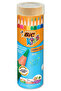 Kids Evolution Triangle Triangle Jumbo Crayons 12+1 Colors Metal Tube - 2