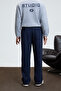 Benson Men's Drawcord Elastic Waist Relaxed Fit Navy Blue Sweatpants - 5
