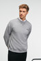 Caspian Men's Cotton Crew Neck Karyoka Stitched Printed Anthracite Sweatshirt - 3