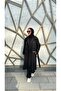 Berre Lined Collar Detailed Long Buttoned Trench Coat with Detachable Belt - 6