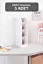 Haku 3 Piece 4 Compartment Organizer Set – Makeup Supplies and Jewelry Organizer - 6
