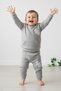 Baby Boy 96 Embroidered Waffle Fabric Seasonal 6-9-12-18-24 Months Long Sleeve Daily Baby Set