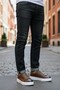 Y-120 Men's Leather Shoes-Brown - 4