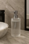 Glass Kitchen Bathroom Liquid Soap Dispenser Set, Countertop Liquid Dish Soap Dispenser