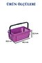 3 Pieces 7 Liter Cosmetic Basket Bijouterie Basket Stationery Basket Hardware Basket - 7