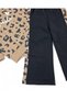 Girl's Smile Printed Sweatshirt, Wide Leg Tracksuit Bottom, 2 Thread 3-10 Years Old Girl Tracksuit Set - 4
