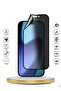 Apple iPhone 17 Pro 5G 2025 Premium Nano Ceramic Privacy Full Cover Matte Flexible Clear/Black - 2