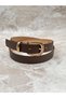 Brown/Antique Buckle Women's Belt Trouser Belt Jeans Belt Shirt Belt Coat Belt - 4