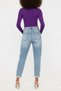 Slimfit Turtleneck Sweater Women's Purple Ribbed Long Sleeve Slim Fit Turtleneck Sweater - 3
