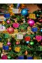 6 Pieces Pine Tree Ornament in the Shape of Gift Package Christmas Decorations - 2
