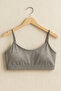 Women's 3-Pack Padded Sports Bra with String Straps Half Tank Top - 4