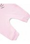 Baby Girl Ribbed Cat Printed Gardener Salopet Jumpsuit Newborn - 9