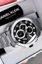 Exclusive Men's Wristwatch Waterproof Stainless Silver Color Steel Band - Dke2007C1 - 5