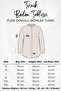 Linen Flock Textured Long Sleeve Relaxed Fit Ecru Shirt Tunic - 5