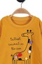 Baby Girl Pompom Giraffe Printed 3-18 Months Seasonal 2-Piece Bottom Top Set - 4