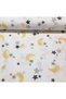 Cotton Children's Fitted Sheet 70x120 (2 Pieces) Yellow Crescent Star And Roe - 5