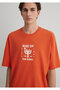 Rise of the Rebel Printed Orange T-Shirt Relaxed Fit / Comfortable Cut 0612669-70435 - 6