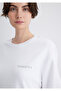 Consistency Printed White T-Shirt Oversize / Wide Cut 1612756 -620 - 3