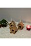 Wooden Paintable 3 Pieces Bird Nest Mdf Raw Decorative Bird House - 5