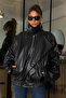 ZR Model YSL Oversized Viral Leather Jacket - 2