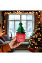 Christmas Pine Tree Gift Box with Handle, 12 Pieces, New Year Party, Decor, Ornament Box, 6 X 6 X 16 cm - 4