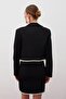 Short Jacket with Accessories - Black - 7