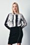 Patterned Plain Shirt - Black - 7