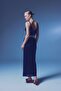 Sequined Long Skirt - Dark Blue - 5
