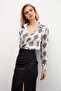 Patterned Plain Shirt - Black - 6