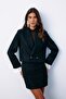Tweed Jacket with Cuff Detail - Black - 4