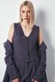 Buttoned Vest - Gray - 4