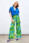 Casual Shirt with Sleeve Detail - Sax Blue