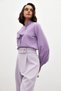 Straight Shirt with Tie Collar - Lilac - 5