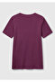 Women's Plum 100% Cotton Benetton Printed Basic T-Shirt - 4