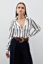 Striped Classic Shirt - Navy Blue - 3
