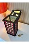 Tip Box - London Telephone Booth Piggy Bank (Large Size Black-Red) - 2
