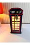 Tip Box - London Telephone Booth Piggy Bank (Large Size Black-Red) - 3