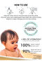 Baby Cleansing Water 400ml Certified Organic & 100% Natural Hydrating Best No-Rinse Cleanser - 3