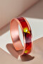 Women's Copper Bracelet Ring Set - Sunny Model Special Edition Metal Box Zeolite Sand - 2