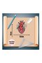 Floral Heart Car, Motorcycle, Helmet, Laptop, Glass Sticker 16X12 cm - 2