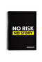 No Risk No Story Themed Hardcover A5 Undated Academic Agenda - 2