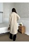 Wool Mixed Relaxed Fit Long Coat # 9013 - 4
