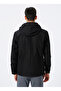 Black Men's Zippered Raincoat Hh Dubliner Insulated Jacket - 4