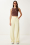 Buy Velcro Comfortable Palazzo Pants Yellow Lrv0003 - 2