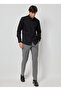 Altınyıldız Classics Normal Waist Narrow Leg Slim Fit Gray Men's Trousers 4A0100000002 - 3