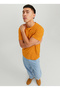 Orange Men's T-Shirt Round Neck 12156101 _Jjeorganic Basic Ss O- - 6
