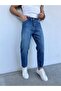 Men's Boyfriend High-Waist Ankle-Length Jeans - 2