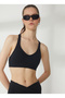 Black Sports Bra Erjkt03982 Heart into It Bra - 3