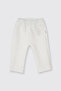 Baby Girl White Floral Patterned Trousers