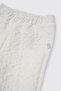 Baby Girl White Floral Patterned Trousers - 3